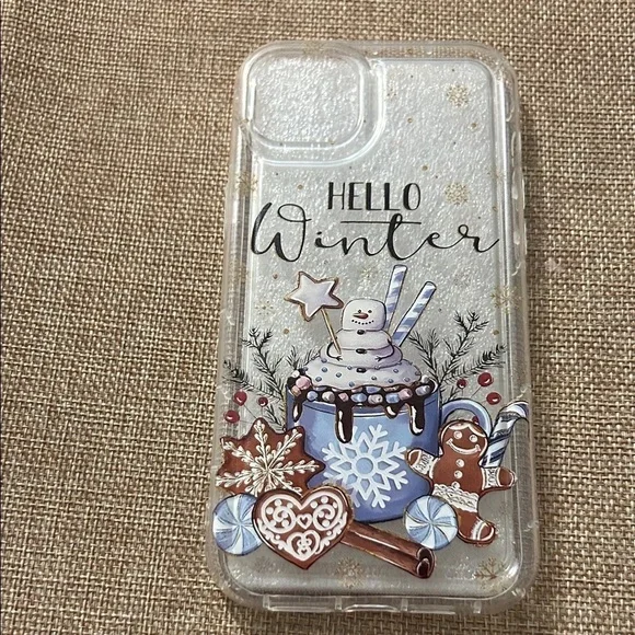 Iphone Holiday Case. See Description for all iPhones this case will fit   NWOT