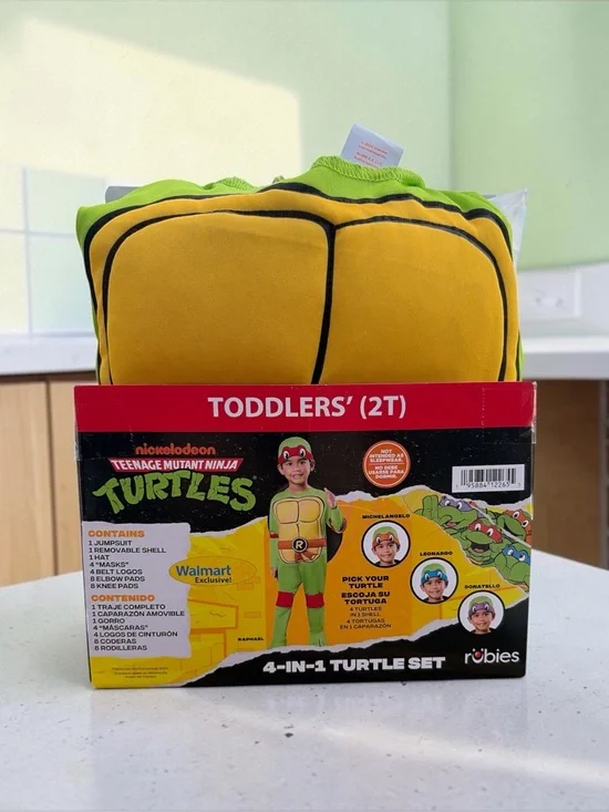 NICKELODEON TEENAGE MUTANT NINJA TURTLES TODDLER 4-IN-1 COSTUME SET (2T)