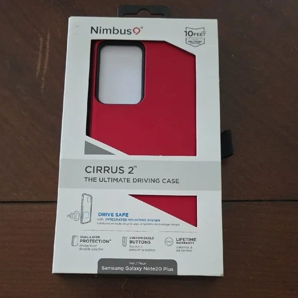 (J38) Cirrus 2 Red Case for Samsung Galaxy Note20 Plus