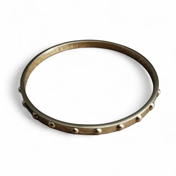 Kate Spade New York Rose Gold Studded Ball Bangle Bracelet