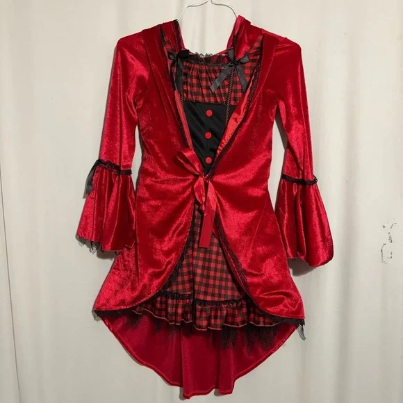 Little Red Riding Hood Dress Up Halloween Costume Girls size 14-16