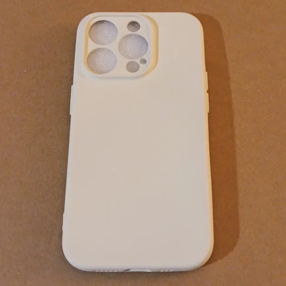 Iphone 14 Pro Antique White Cell Phone Case Silcone