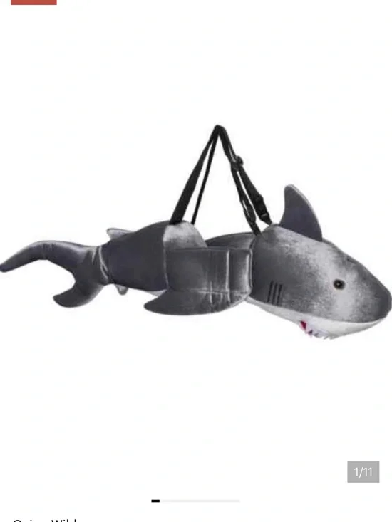 Going Wild Step-in 3D Shark Costume 3-7 yrs
