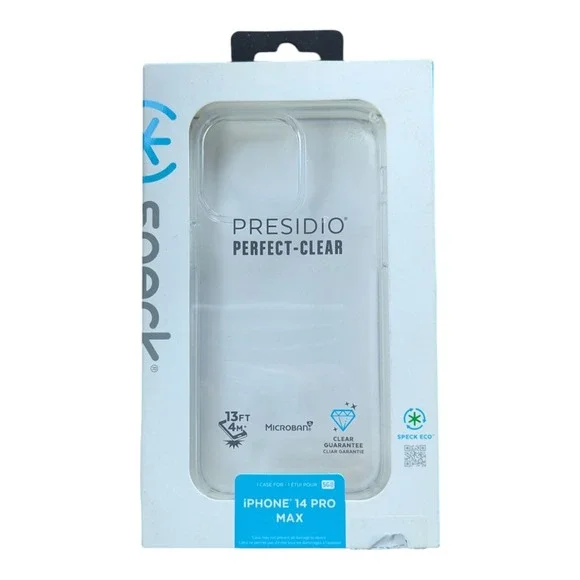 P7. Speck Presidio Perfect-Clear Case For Apple‎ iPhone 14 Pro Max - Open Box