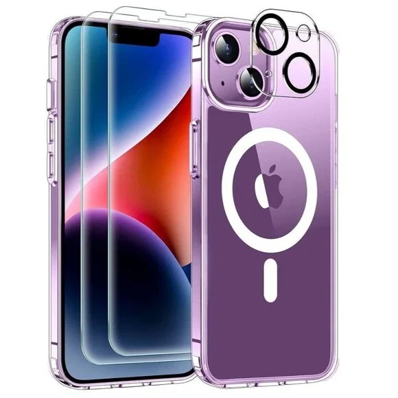 xiwxi Magnetic Case for iPhone 14 Case/iPhone 15 Case,
