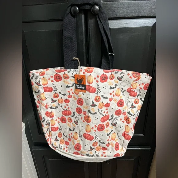 Adorable Reusable Halloween Large Canvas tote Bag