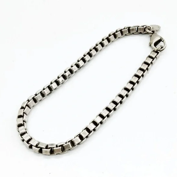 Tiffany and Co. Bracelet Venetian Link Silver 925