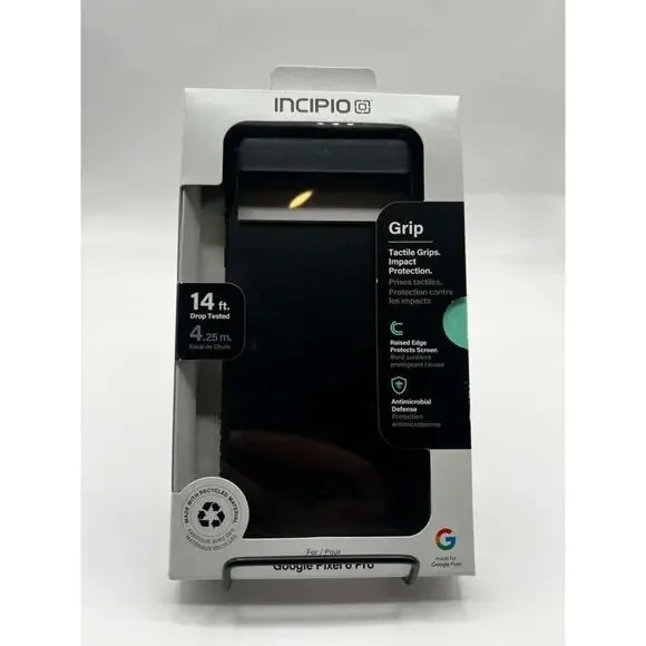 Incipio Grip Series Hard Case for Google Pixel 6 Pro Smartphones - Black