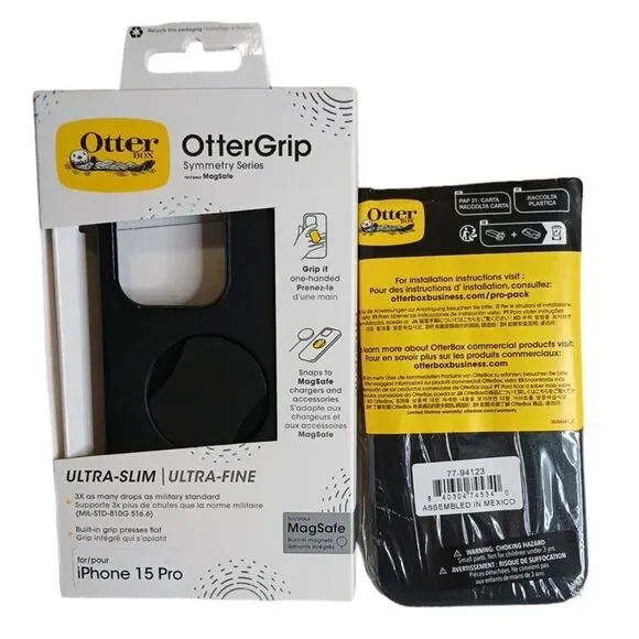 Otter Box IPhone 15 Pro Black Phone Cases NEW‎