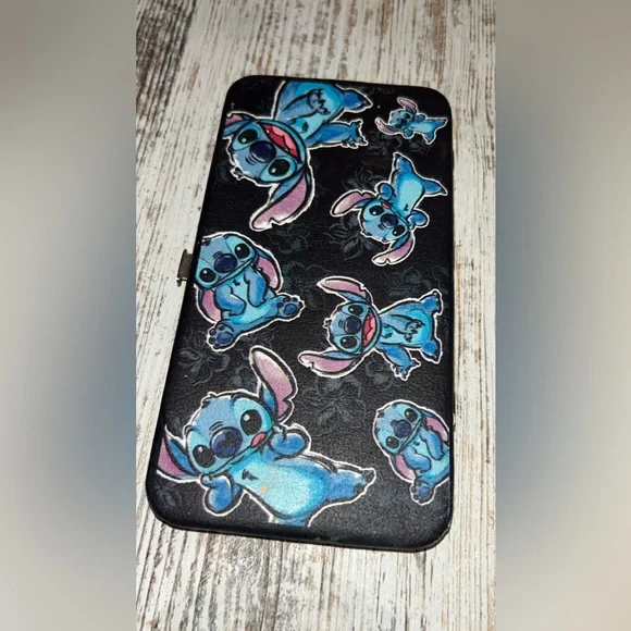 Stitch wallet with zipper pocket #liloandstitch #disney