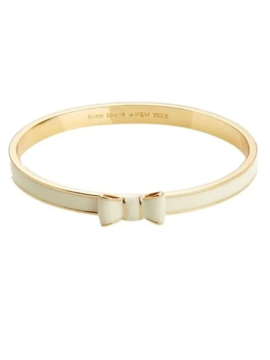 Kate Spade Women’s Cream Take A Bow Bracelet OS EUC