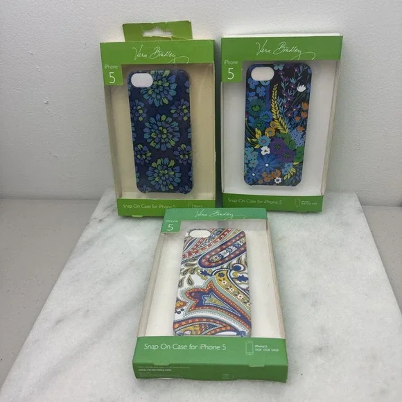 VERA BRADLEY IPHONE 5 CASES Lot Of 3