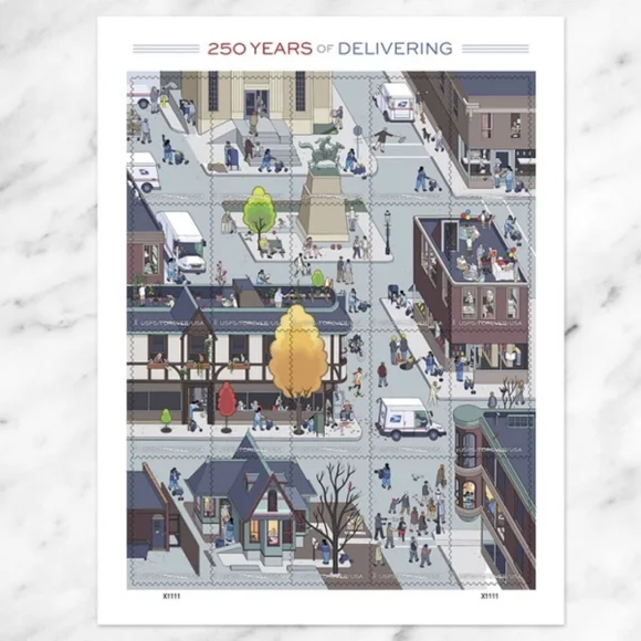 100 250 Years Of Delivering Forever 2025 Postage Stamps USPS Wedding Invitations
