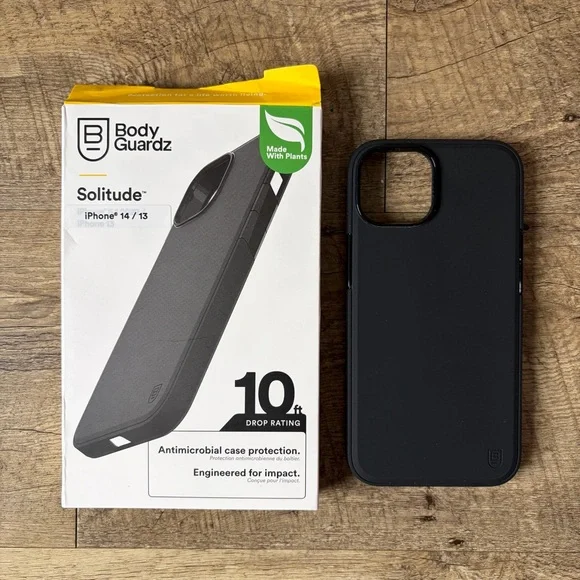 Body Guardz Black iPhone 14 Solitude Case