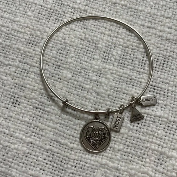 Wind & Fire “Love” Dangle Charm Bracelet