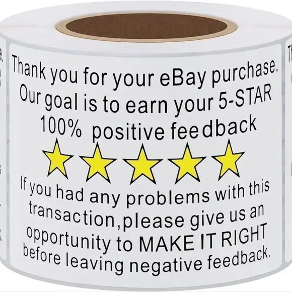 Seller Thank You Stickers