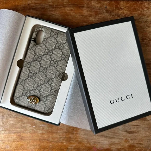Gucci Ophidia Tessuto iPhone Monogram X/XS Case NEW WITH BOX