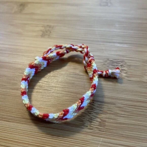 Trixie Bracelet, anklet, trendy, comfortable, tie, embroidery thread, woven, gif