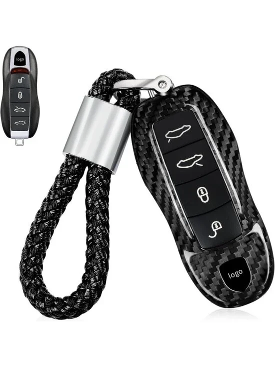 Key Fob Cover for Porsche Cayenne, Panamera, Boxster, Cayman, Macan - 2010-2025