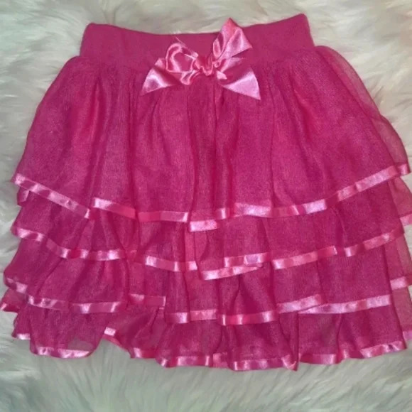 4 Layered Tulle Tutu Skirt for Girls Kids Size:7 - Costumes- Dance