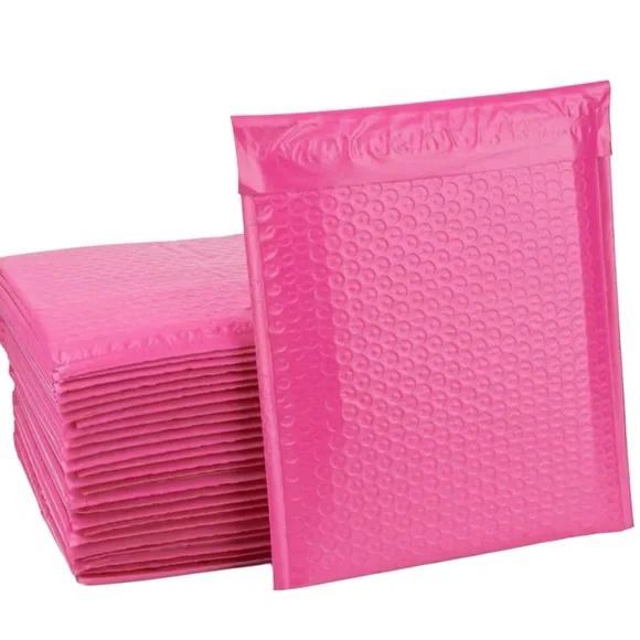 50 Bubble Padded Mailers - 6 x 10” - Pink
