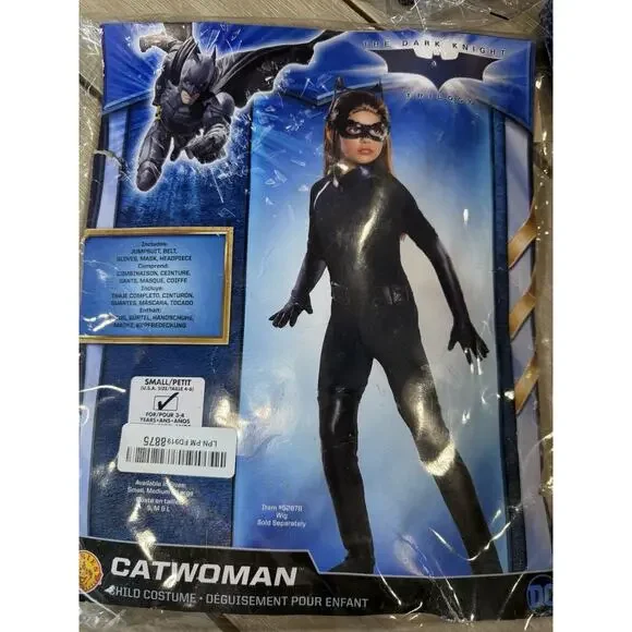 Batman The Dark Knight Child's Deluxe Catwoman Costume Small Cosplay‎ Halloween
