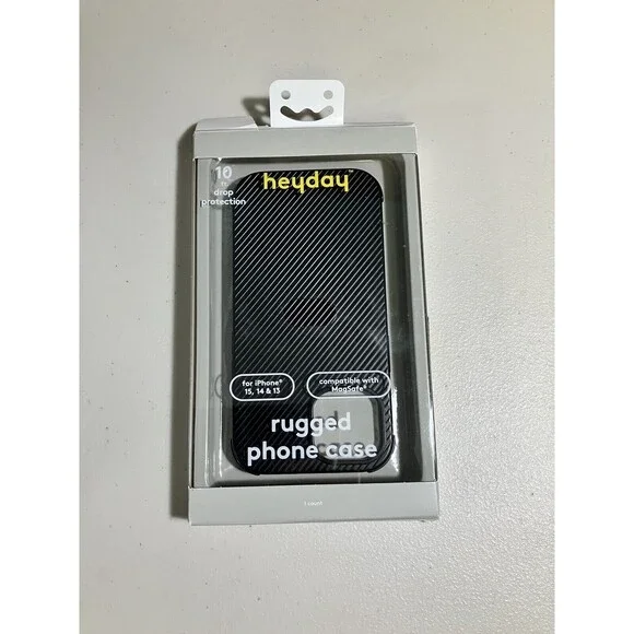 Black Apple iPhone 15/iPhone 14/iPhone 13 Case - heyday Clear - Open Box