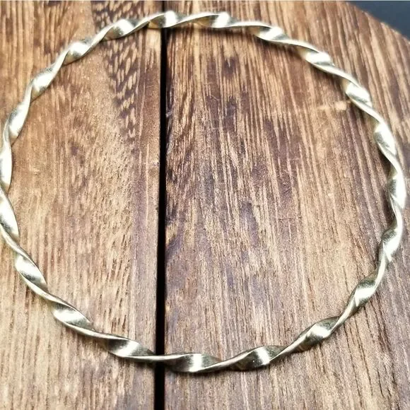 Twisted wired edgy punk bracelet B912