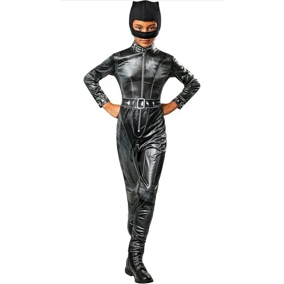 New Selina Kyle Child Girls MEDIUM Sz 7-8 Halloween Costume Batman DC Rubies