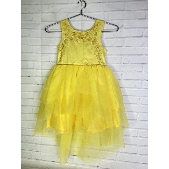 Disney Beauty and the Beast Belle Dress Halloween Costume Dress Up Girls 6 6X