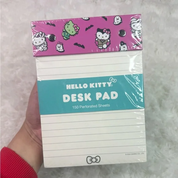 Hello Kitty Purple Halloween Desk Pad