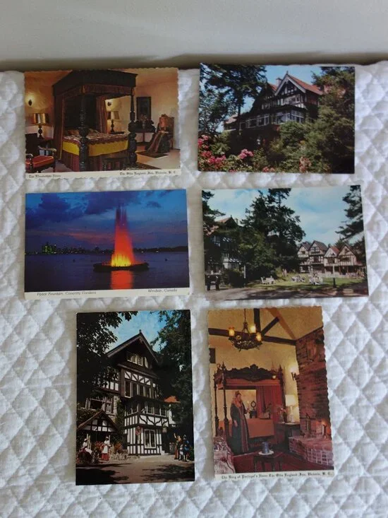 Lot of 6 unused Vntg Canada (Victoria / Windsor) Postcards