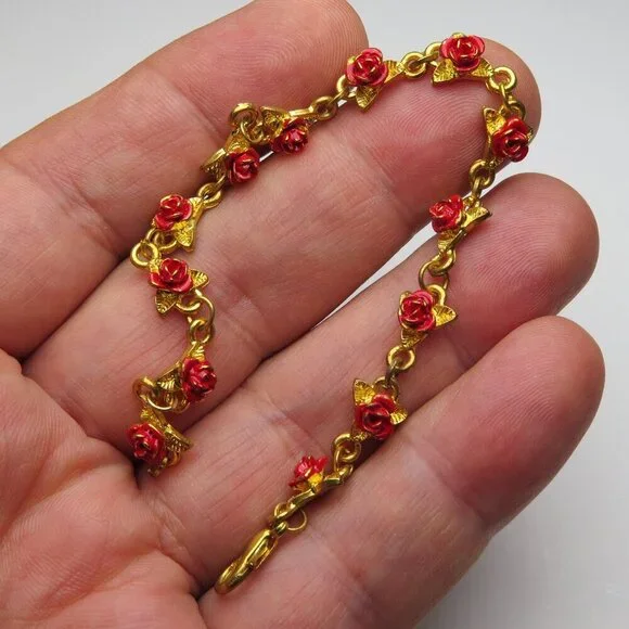 14k flower Lady's Bracelet