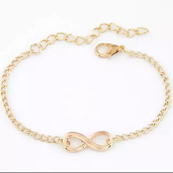 Gold Filled Infinity Bracelet