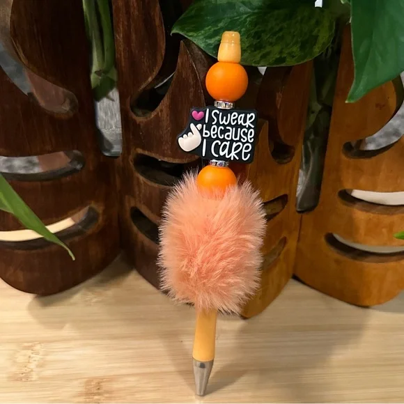 Sassy Beaded Pen 💁‍♀️ Handmade with Attitude + Bonus Refill‎