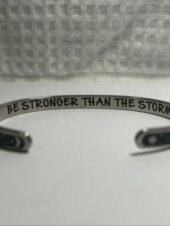 Celestial Unisex Cuff w/Inspirational Saying