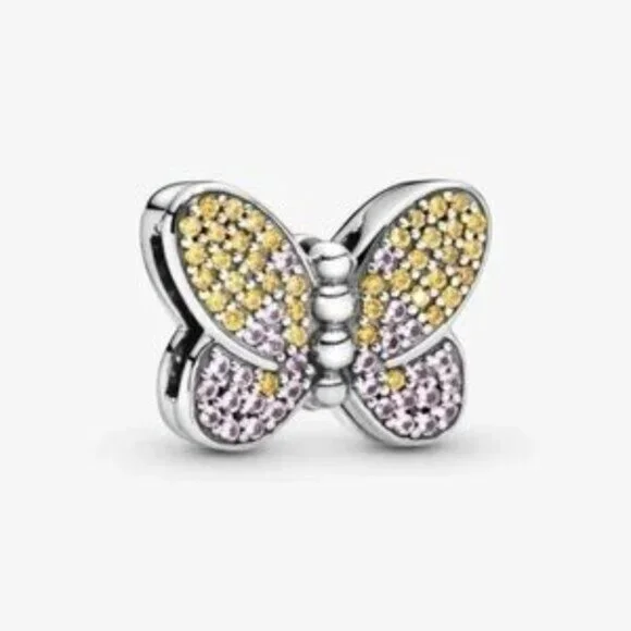 Pandora Reflexions Pav Butterfly Charm