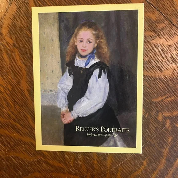 NWOT Renoir’s Portrait blank cards ( Impressive of an Age)- beautiful