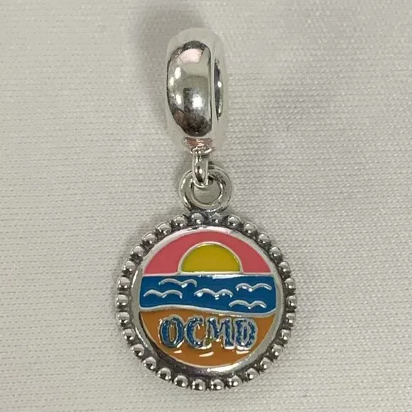 Pandora Ocean City Maryland Exclusive Charm, S925 Silver Jewelry