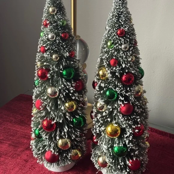 West Elm Bottlebrush Ornament Tree