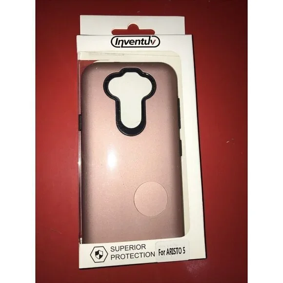 LG K31, ARISTO 5 & FORTUNE 3 INVENTUV ~ ROSE GOLD HYBRID CASE