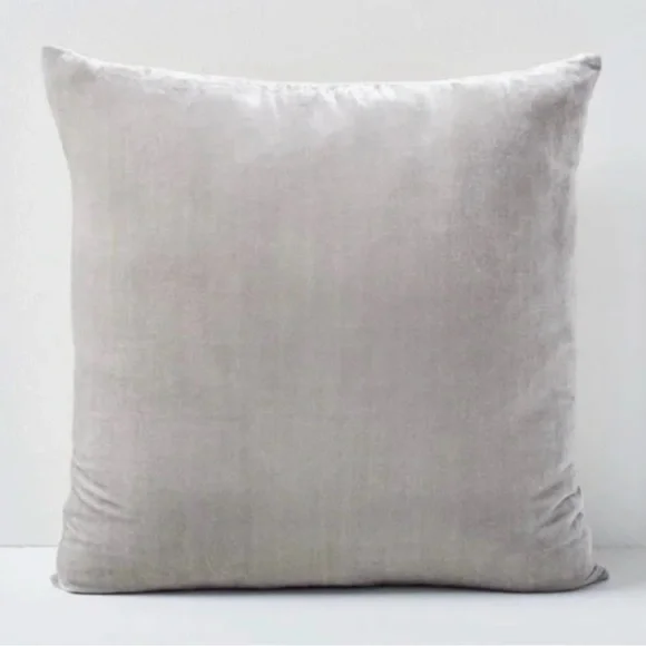 West elm velvet linen cotton throw pillows