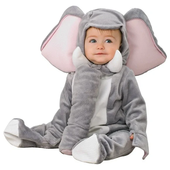 PLUSH Deluxe 2-Piece ELEPHANT COSTUME 6-12 month NEW in Package