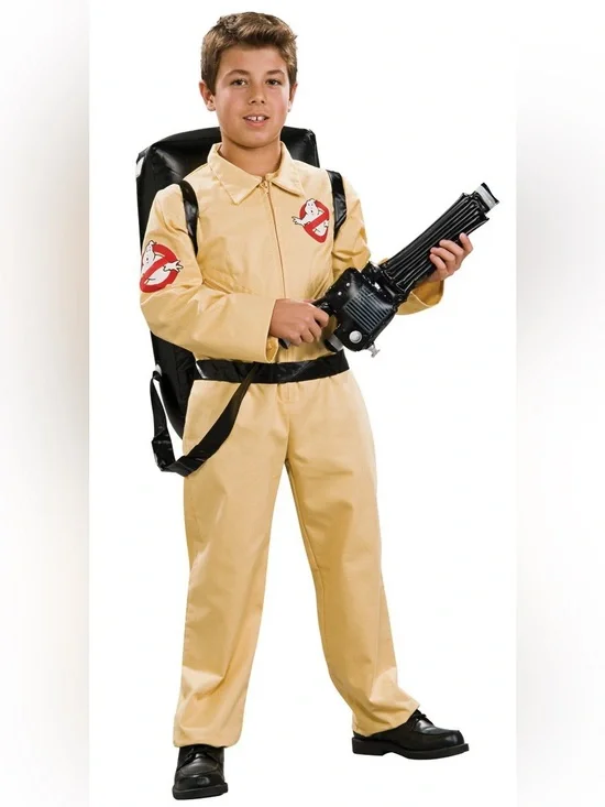 Rubie’s Ghostbusters Costume Kids Medium 8-10 Jumpsuit & Inflatable Proton Pac