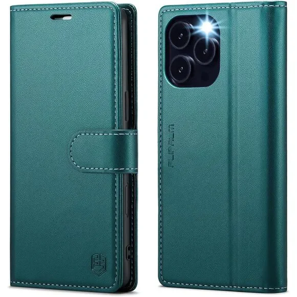 FLIPALM iPhone 15 Pro Max Wallet Case - 6.7