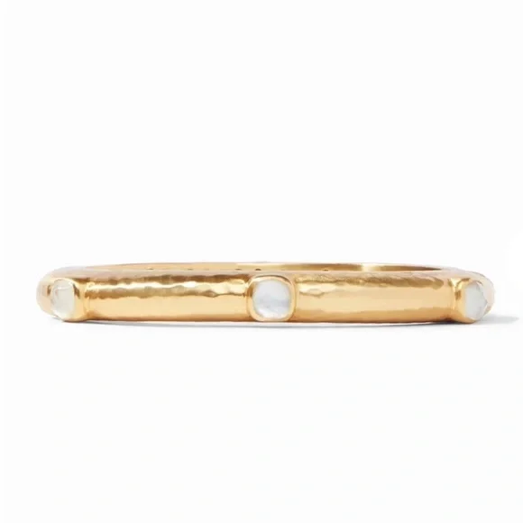 Julie Vos Catalina Hinge Bangle with stones