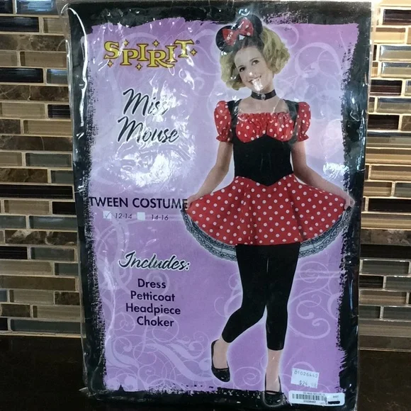 Spirit costumes‎ tween miss Minnie Mouse costume girls  tween 12-14