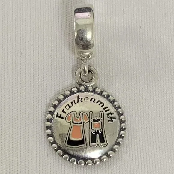 Pandora Frankenmuth Exclusive Charm Pendant, S925 Silver Jewelry