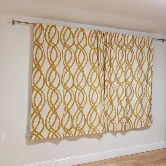 West elm lattice curtains