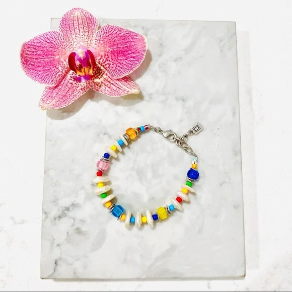 DANNIJO Hendrix Bead and Pearl Bracelet NWT
